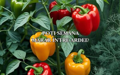 Poți semăna mărar între ardei: Ghid de companion planting pentru o grădină productivă