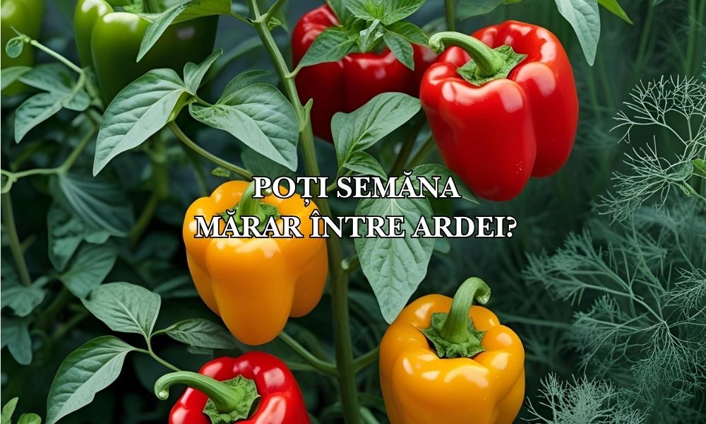 Poți semăna mărar între ardei: Ghid de companion planting pentru o grădină productivă